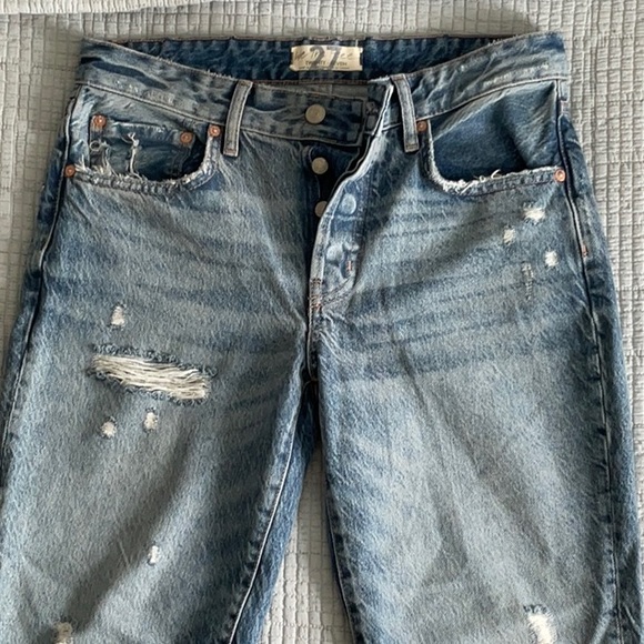 We the Free Distressed Mid Rise Denim - Picture 2 of 4